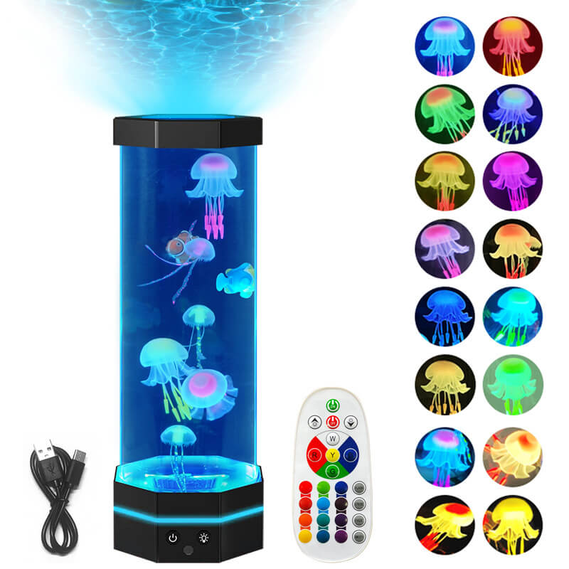SharpForYou jellyfish night light