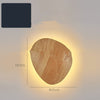 Wooden wall lamp home decor