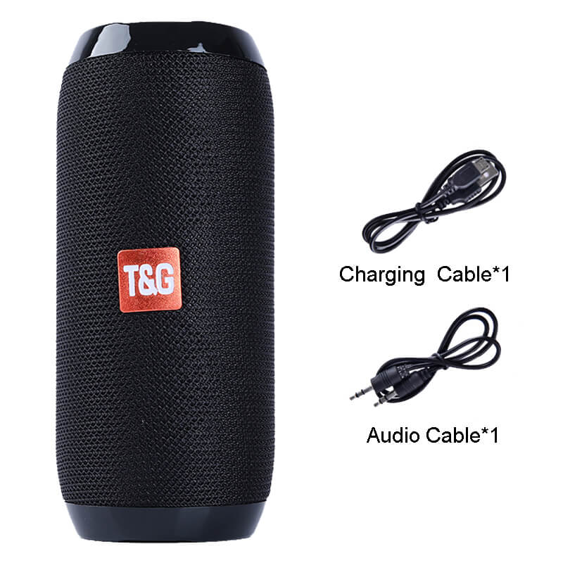 portable speaker with TF and USB support black