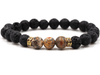 Lava stone bead bracelet for women