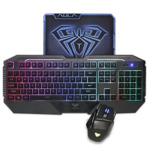 Anti-interference USB wired gaming keyboard and mouse combo