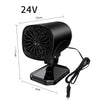 24V electric car heater black