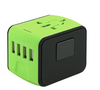 World Travel Plug Adapter with Dual USB Ports
