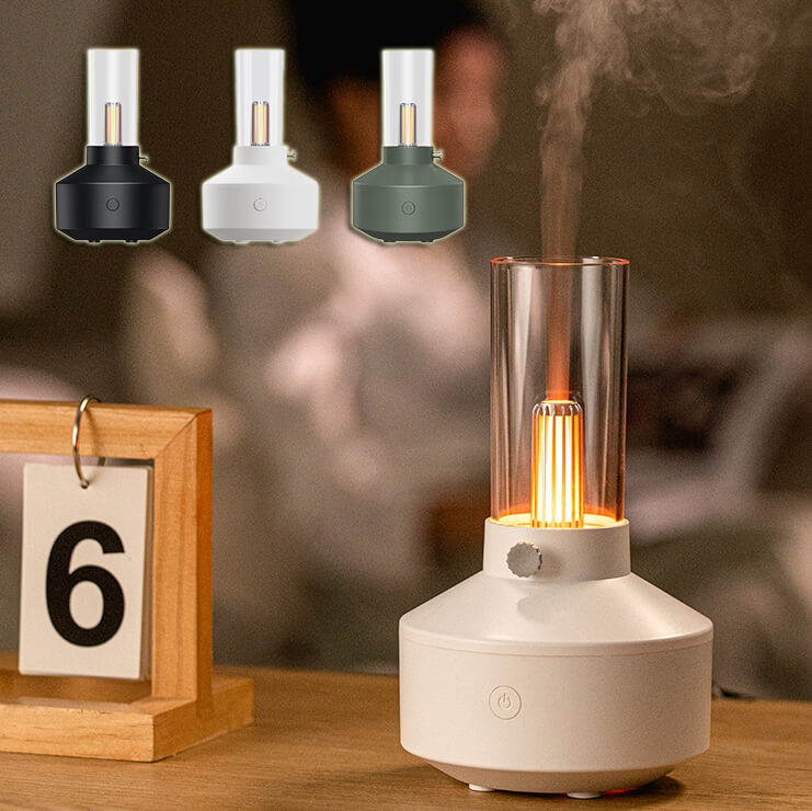 Retro light aroma diffuser LED night light