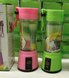 travel smoothie maker green and pink