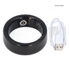 Black Smart Health Ring Heart Rate Sleep Monitoring