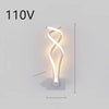 Nordic style bedroom wall light 110V