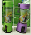 travel smoothie maker green and purple