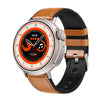 sports smart watch 1.39 inch screen skin brown