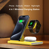 15W Wireless Charger for iPhone AirPods iWatch Yellow