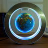 blue magnetic floating earth globe decor