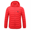 Electric heated cotton jacket red