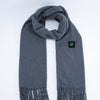 Gray self-heating square scarf