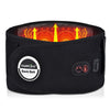 Heated waist support belt