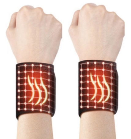 Self-heating wrist brace