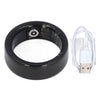 Ceramic Black Smart Health Ring Heart Rate Sleep Monitoring