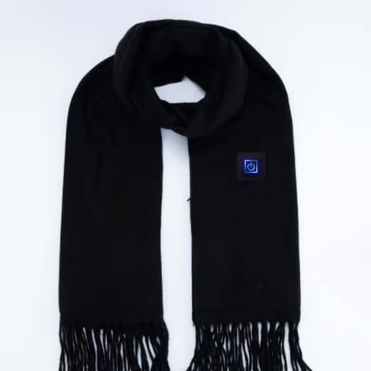Black winter electric heating scarf