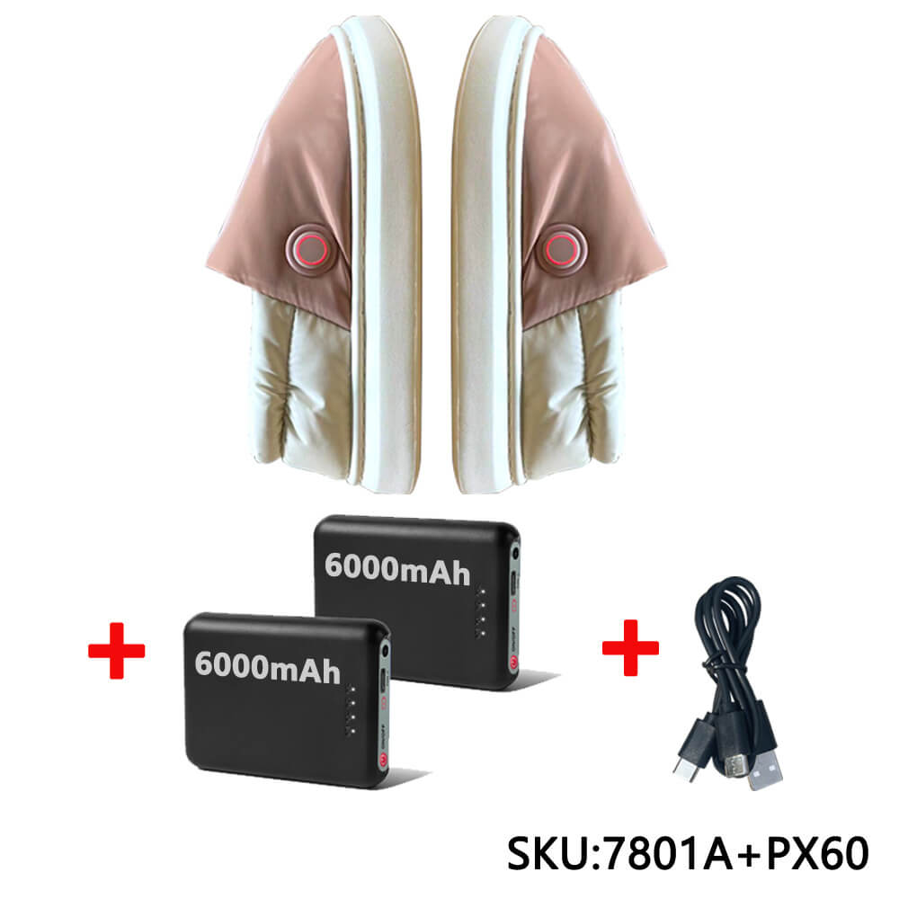 Unisex heated house shoes