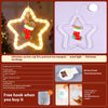 Christmas LED window hanging star
