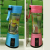 travel smoothie maker blue and pink