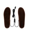 USB heated insoles with power head