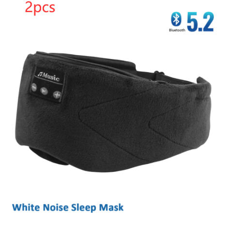 Sleep mask with white noise tracks 2pcs