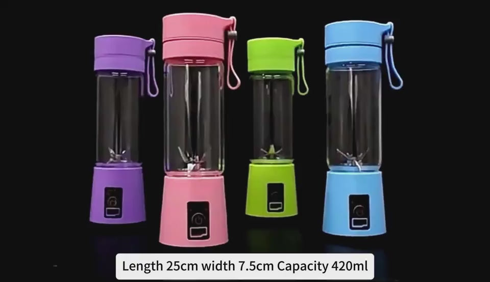 video mini blender with self-cleaning