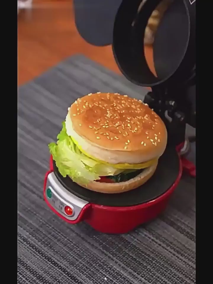 video easy operation mechanical sandwich maker