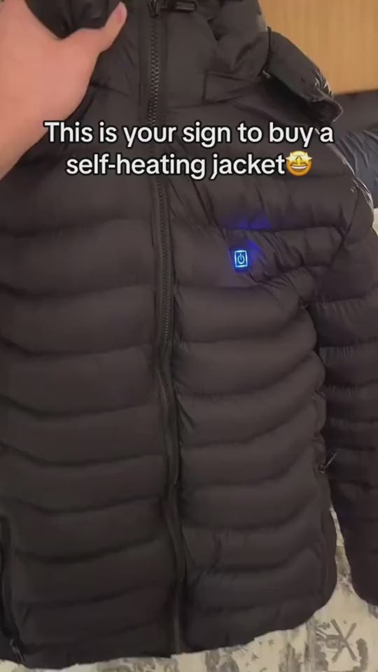 video Lightweight USB heating coat