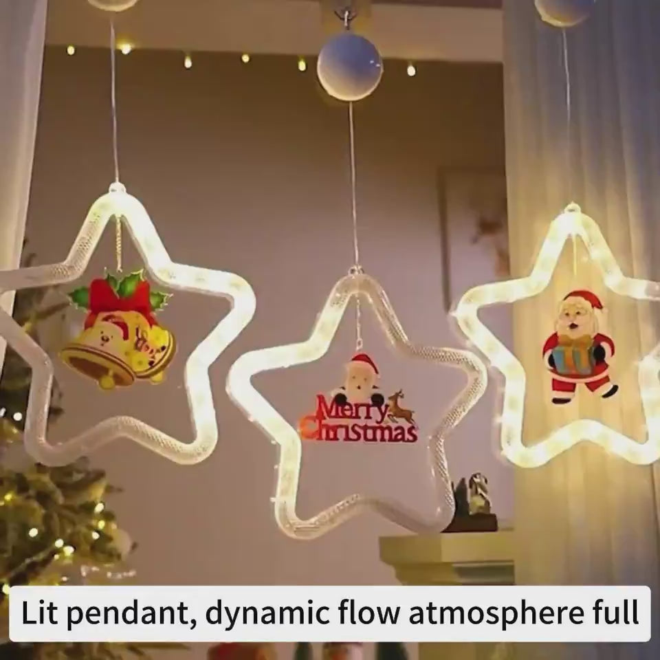 LED star ornament for holiday decor
